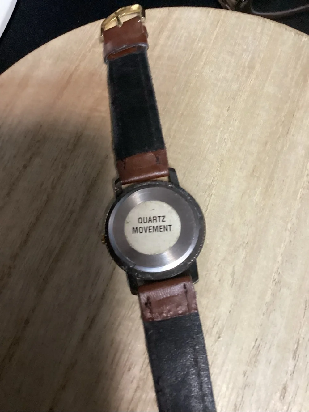 United States Army Brown Leather Strap Watch